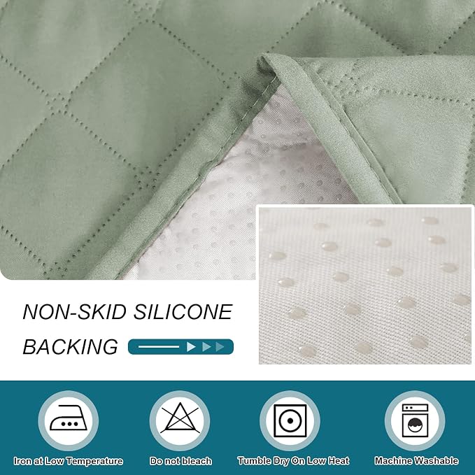 Turquoize 100% Waterproof Chaise Sofa Cover, 70 inch - Image 7