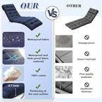Outdoor Chaise Lounge Chair Cushion 74.2 x 22 x 4.7 Inches Thickened 100% - Image 3