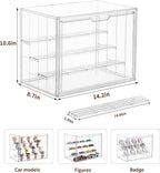 3 Pack Display Case for Collectibles 4 Layer Updated Adjustable Acrylic Display - Image 5
