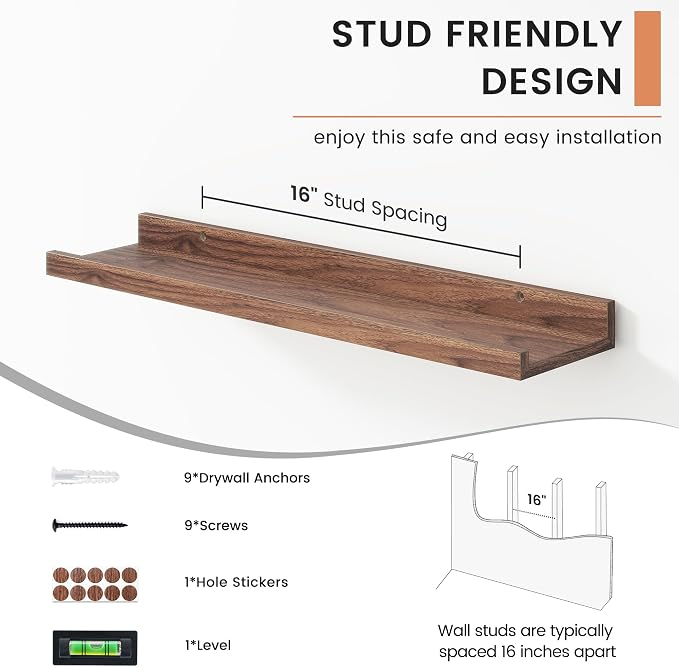 FLYJOE Floating Picture Ledge Shelves - Image 5