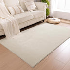 SHACOS Ultra Soft 6x9 Faux Rabbit Fur Rug - Image 8