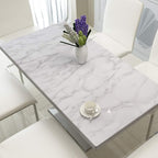 Art3d 120"x17.3" Self-Adhesive Wallpaper, Peel and Stick Grey Marble Paper - Image 3