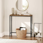 HOOBRO Narrow Console Table, 29.5" Small Entryway Table, Thin Sofa Side Display - Image 5