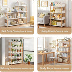 OSCHF 5-Tier Wooden Open Bookcase - Image 3