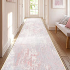 RELEANY Washable Runner 2'x10' Abstract Area Rug by RELEANY