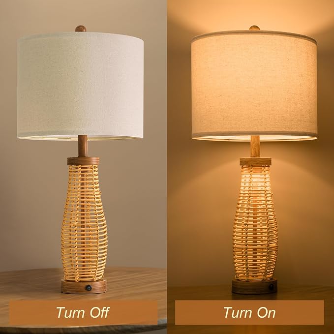 OYEARS 28" Table Lamps Set of 2 - Image 8