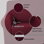 Turquoize Stretch Sofa Slipcover 2 Pieces Sofa Cover Couch Cover - Image 3
