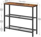 HOOBRO 29.5" Narrow Console Table, Entryway Table - Image 3