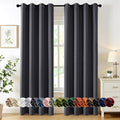 MIULEE Blackout Curtains for Bedroom 2 Panels 50 x 84 Inch Long Dark Grey | by MIULEE