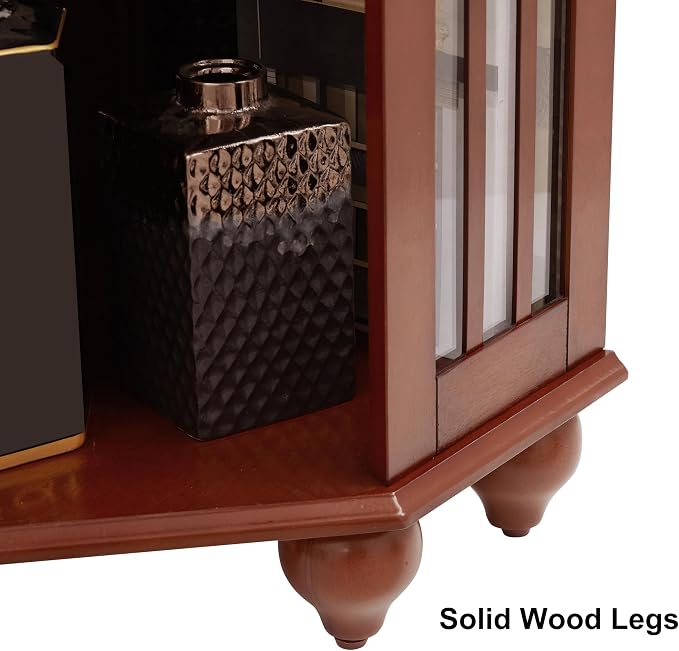 Glass Corner Display Cabinet - Image 8