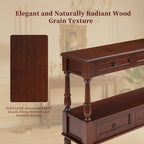 Vintage Solid Wood Console Table - Image 3