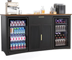GDLF 70.1" Long Coffee Bar Cabinet - Image 9