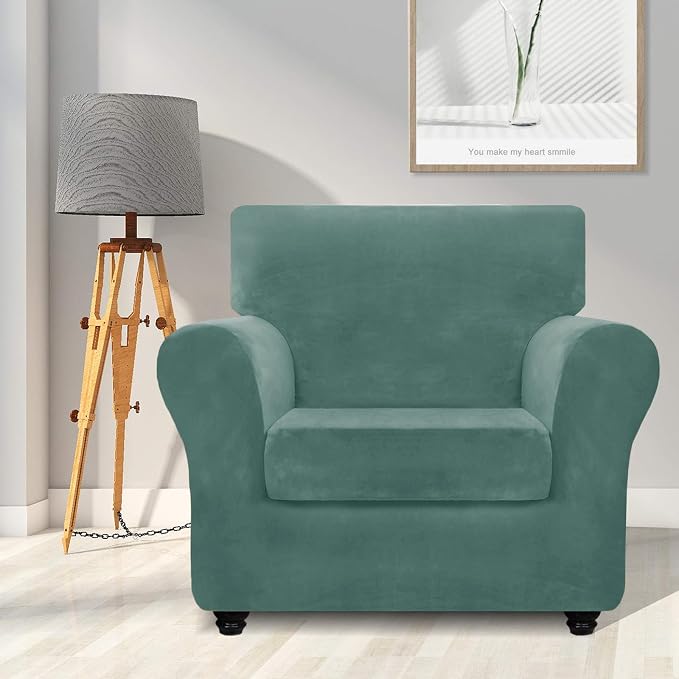 ZNSAYOTX Luxury Velvet Chair Slipcovers - Image 2