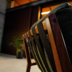 Grain Wood Furniture Solid Wood Mid Century Lounge Chair - Image 4