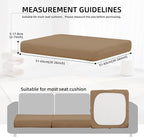 8Pcs Outdoor Cushion Covers, Elastic Patio Cushion Covers | Washable, - Image 2