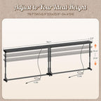 Huuger 78.7 Inch Behind Couch Table - Image 2