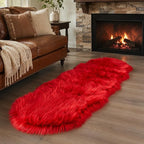 EasyJoy Ultra Soft Faux Fur Rug Fluffy Sheepskin Rug by EasyJoy
