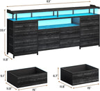 BTHFST 12 Drawers TV Stand Dresser - Image 8