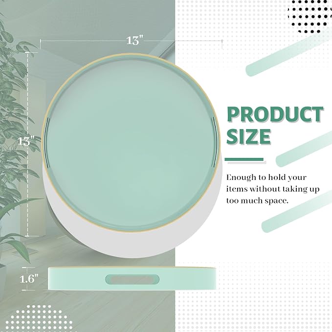 MAONAME Mint Green Decorative Tray - Image 2