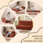 JUIKURY Folding Sofa Bed, Convertible Sleeper Chair - Image 7