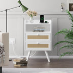 SUPERJARE 2 Drawer Night Stand - Image 2