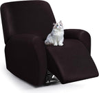 ANARACHON Leather Look Recliner Chair Covers, 4-Pieces Stretch Recliner Cover by ANARACHON