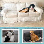 Evelots Clear Vinyl Couch Cover, Waterproof 3-Seat Sofa Protector | Heavy-duty - Image 5