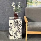 Luxury Marble Side Table, Square End Table - Image 6