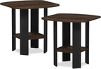 Furinno Simple Design Side Table Set of 2, 2-Tier Modern End Table - Image 4