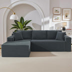 105 Inch Cloud Sectional Couch, Modern Modular Sectional Sofa by HANXIN
