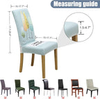 BIETYONE Stretch Dining Chair Covers Set of 4, Soft Removable Washable Kitchen - Image 5