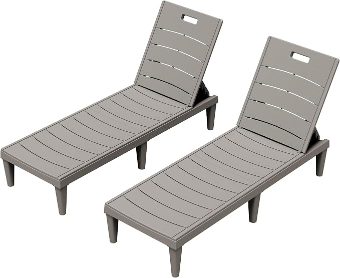 Greesum Outdoor Chaise Lounge Chairs Set of 2 by BuynowfromGreesum