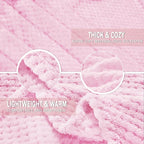 Exclusivo Mezcla Large Waffle Fleece Throw Blanket - Image 6
