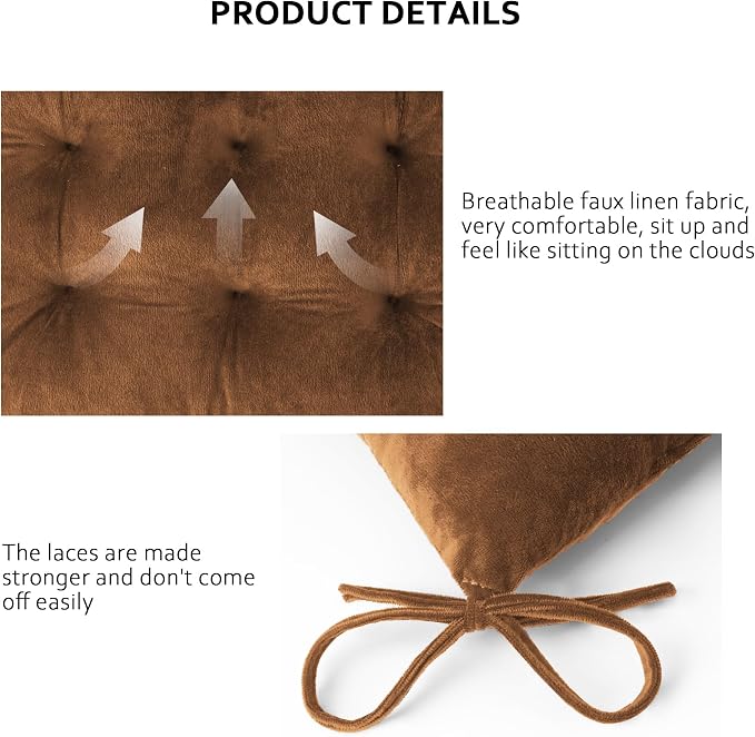 ELFJOY Rocking Chair Cushion Large Rocking Chair Pads - Image 7