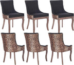 Modern Dining Chairs Set of 6, High Back Dining Chairs Side Chairs by MZDOO