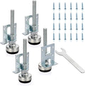 OwnMy 4 Packs Heavy Duty Adjustable Furniture Leveling Feets L Shaped Furniture by OwnMy