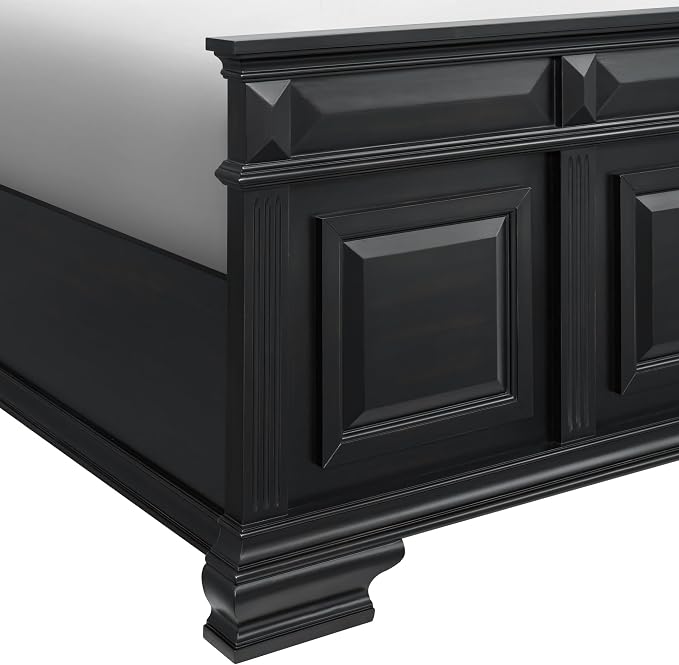 Picket House Furnishings Sumner King Panel 5PC Bedroom Set in Black - Image 10