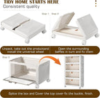 YFXCVSL 4 Tier Plastic Storage Bins - Image 3