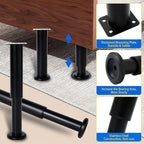 4 PCS Adjustable Height Bed Support Legs - Image 5