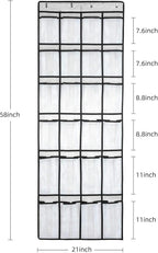 SAVERHO Hanging Shoe Organizer, Over The Door Shoe Organizer - Image 2
