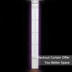 Blackout Curtains 66 x 95 inch/Purple Curtains Set of 2 Panels/Thermal - Image 3
