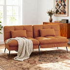 COMHOMA 72″ Futon Sofa Bed, Convertible Fabric Futons Couch - Image 6