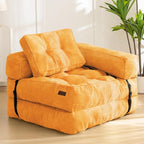 MAXYOYO Folding Sofa Bed, L-Shaped Convertible Sofa Bed Foldable Sleeper by MAXYOYO