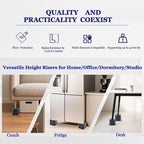 Bed Risers Heavy Duty, Adjustable Furniture Riser Blocks Lift 1.5, 4.3 inches - Image 4
