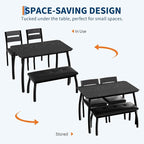 IDEALHOUSE 43'' Dining Table Set - Image 2