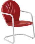 Crosley Furniture Griffith Outdoor Chair, Retro Metal Patio Chairs by CrosleyFurniture