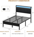 Furnulem Queen Size Bed Frame - Image 2