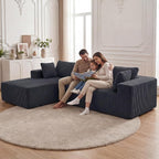 DUMOS 108" Boneless Couch, Cloud Sectional Couch - Image 2