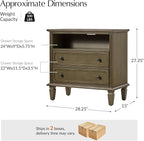 HULALA HOME Farmhouse End Table - Image 2