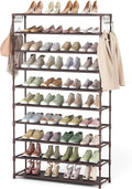 LANTEFUL 10 Tiers Shoe Rack 50 Pairs Large Capacity Tall Shoe Organizer Sturdy by LANTEFULforTidyingHouse
